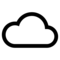 Cloud emoji on Microsoft